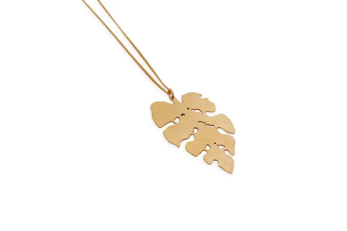 Necklaces MARIA MARISCAL Leaf Love Collar Esqueleto
