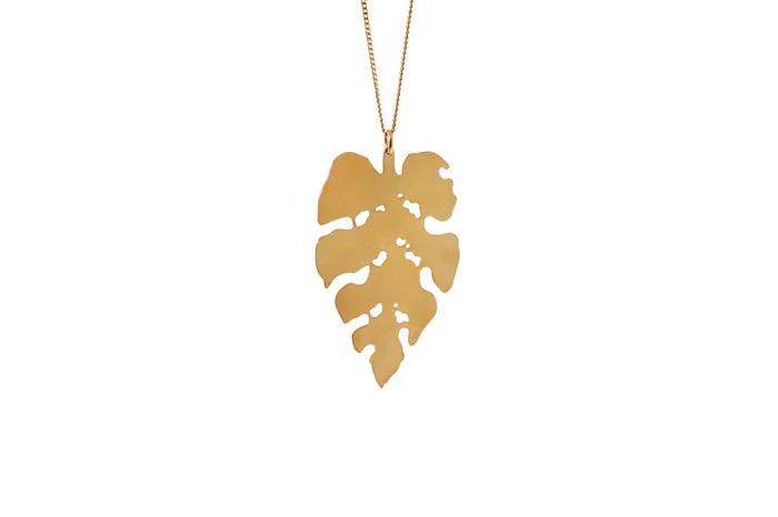 Necklaces MARIA MARISCAL Leaf Love Collar Esqueleto