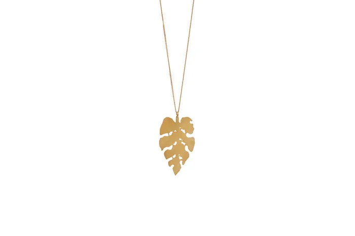 Necklaces MARIA MARISCAL Leaf Love Collar Esqueleto
