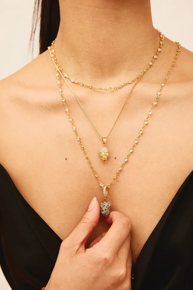 PreStyled Sets Crystal Haze Jewelry Fools gold Pave connector