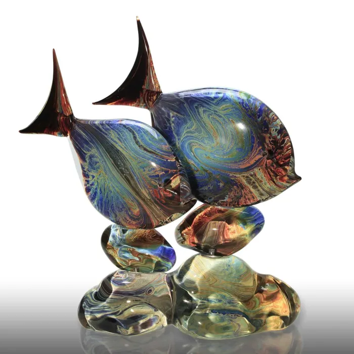 Tagliapietra Andrea Necklaces Angel Fishes Murano Glass