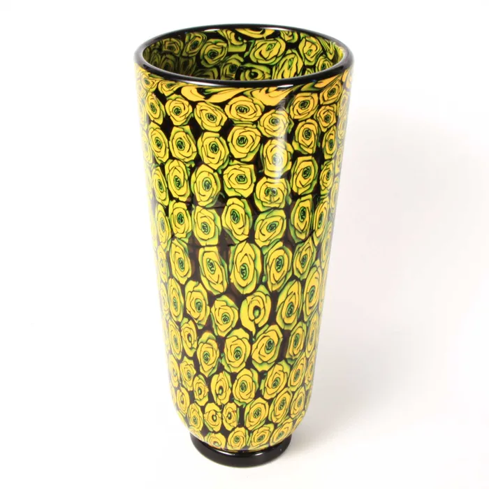 Yellow and black vase by Vittorio Ferro Vittorio Ferro Necklaces
